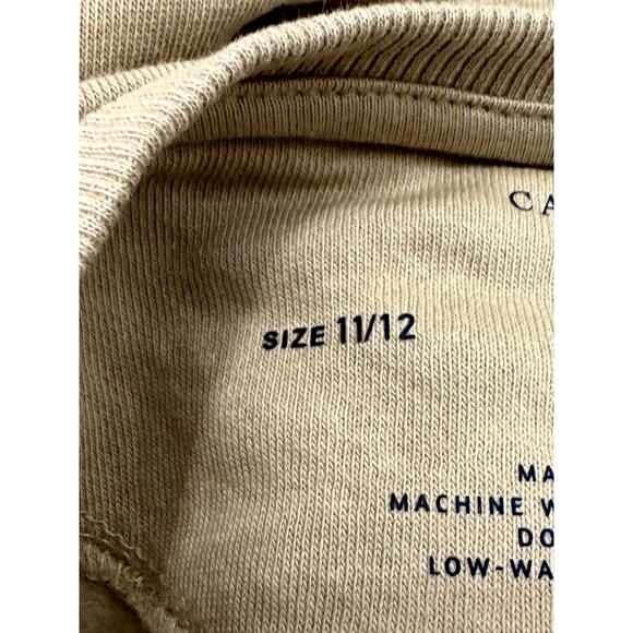 Cactus Boy Tan Khaki "Hey Santa" Santa Dab Long Sleeve Sweatshirt 11/12 NWT - Picture 9 of 10